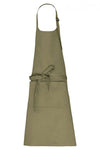 APRON WITH POCKET IN ORGANIC COTTON | KA8007