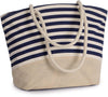 JUTE CANVAS DUFFEL SHOPPING BAG | KI0283