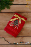 OLIMA CHRISTMAS TOWEL - PINES | OLXMAS01