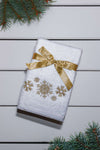 OLIMA CHRISTMAS TOWEL - SNOWFLAKES II | OLXMAS15