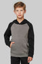 KIDS' TWO-TONE HOODED SWEATSHIRT | PA370