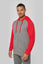 UNISEX TWO-TONE ZIPPED HOODED FLEECE JACKET | PA380
