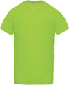 MEN’S V-NECK SHORT SLEEVE SPORTS T-SHIRT | PA476