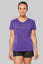 LADIES’ V-NECK SHORT SLEEVE SPORTS T-SHIRT | PA477