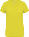 LADIES’ V-NECK SHORT SLEEVE SPORTS T-SHIRT | PA477