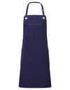 ‘BARLEY’ CONTRAST STITCH SUSTAINABLE BIB APRON | PR121