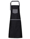 'DOMAIN' CONTRAST DENIM BIB APRON | PR127