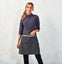 'DOMAIN' CONTRAST DENIM WAIST APRON | PR128