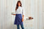 'COLOURS COLLECTION’ MID LENGTH APRON | PR151