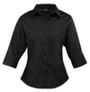 WOMEN'S POPLIN 3/4 SLEEVE BLOUSE | PR305
