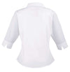 WOMEN'S POPLIN 3/4 SLEEVE BLOUSE | PR305
