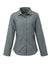 WOMEN'S CROSS-DYE ROLL SLEEVE POPLIN BAR SHIRT | PR317