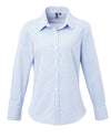 WOMEN'S LONG SLEEVE GINGHAM MICROCHECK SHIRT | PR320