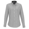 WOMEN'S COTTON RICH OXFORD STRIPES SHIRT | PR338