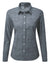WOMEN'S COTTON SLUB CHAMBRAY LONG SLEEVE SHIRT | PR345