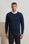 MEN'S CREW NECK COTTON RICH KNITTED SWEATER | PR692