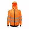 HI VIS PRO FULL ZIP STRETCH HOODIE JACKET | RETRA471