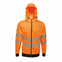 HI VIS PRO FULL ZIP STRETCH HOODIE JACKET | RETRA471