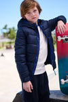 JUNIOR SCHOLAR THERMAL HOODED JACKET | RETRA542
