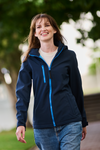 WOMEN'S VENTURER 3 LAYER HOODED PRINTABLE SOFTSHELL JACKET | RETRA702