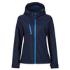 WOMEN'S VENTURER 3 LAYER HOODED PRINTABLE SOFTSHELL JACKET | RETRA702