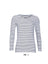 SOL'S MARINE WOMEN - LONG SLEEVE STRIPED T-SHIRT | SO01403
