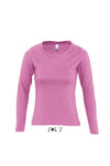 SOL'S MAJESTIC - WOMEN'S ROUND COLLAR LONG SLEEVE T-SHIRT | SO11425