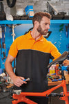 UNISEX ECO-FRIENDLY TWO-TONE SHORT SLEEVE POLO SHIRT | WK210