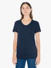 WOMEN'S POLY-COTTON SHORT SLEEVE T-SHIRT | AABB301