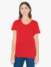 WOMEN'S POLY-COTTON SHORT SLEEVE T-SHIRT | AABB301