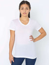 WOMEN'S POLY-COTTON SHORT SLEEVE T-SHIRT | AABB301