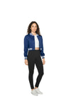 WOMEN'S HEAVY TERRY CROPPED CLUB JACKET | AAHVT3529