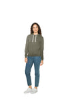 WOMEN'S FRENCH TERRY GARMENT DYED MID-LENGTH HOODIE | AATF3350