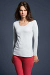 WOMEN’S FEATHERWEIGHT LONG SLEEVE SCOOP TEE | AN399