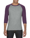 ADULT TRI-BLEND ¾ SLEEVE RAGLAN TEE | AN6755