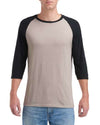 ADULT TRI-BLEND ¾ SLEEVE RAGLAN TEE | AN6755