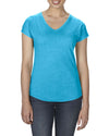 WOMEN'S TRI-BLEND V-NECK TEE | ANL6750V