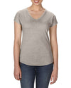 WOMEN'S TRI-BLEND V-NECK TEE | ANL6750V