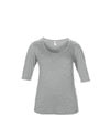 WOMEN’S TRI-BLEND DEEP SCOOP 1/2 SLEEVE TEE | ANL6756