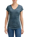 WOMEN'S TRI-BLEND V-NECK ID TEE | ANL675VID