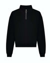 WOMEN'S CROPPED 1/4 ZIP SWEAT | AWJH037