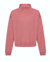 WOMEN'S CROPPED 1/4 ZIP SWEAT | AWJH037