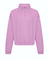 WOMEN'S CROPPED 1/4 ZIP SWEAT | AWJH037