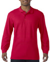 PREMIUM COTTON® ADULT LONG SLEEVE DOUBLE PIQUÉ POLO | GI85900