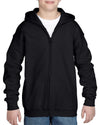 HEAVY BLEND™ YOUTH FULL ZIP HOODED SWEATSHIRT | GIB18600