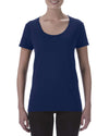 SOFTSTYLE® LADIES' DEEP SCOOP T-SHIRT | GIL64550