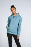 SOFTSTYLE® MIDWEIGHT FLEECE ADULT HOODIE | GISF500