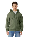 SOFTSTYLE® MIDWEIGHT FLEECE ADULT FULL ZIP HOODED SWEATSHIRT | GISF600