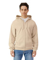 SOFTSTYLE® MIDWEIGHT FLEECE ADULT FULL ZIP HOODED SWEATSHIRT | GISF600