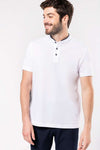 MEN'S SHORT SLEEVE POLO SHIRT WITH MANDARIN COLLAR | KA223